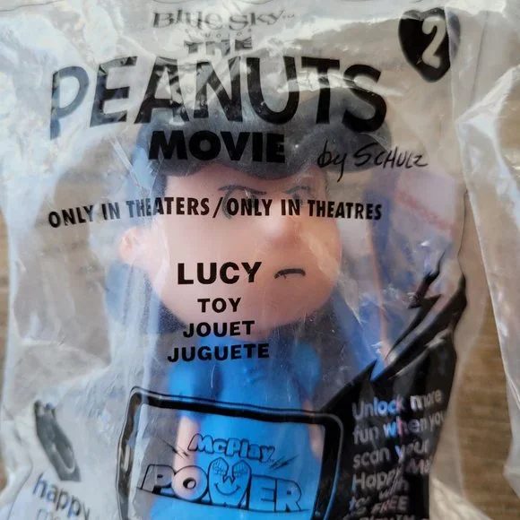 THE PEANUTS MOVIE 2015 McDonalds Happy Meal Toys Lot of 3 - #2 #5 #6 Packaging - Picture 3 of 9